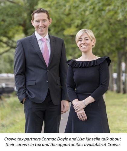 Cormac Doyle and Lisa Kinsella - Crowe Ireland