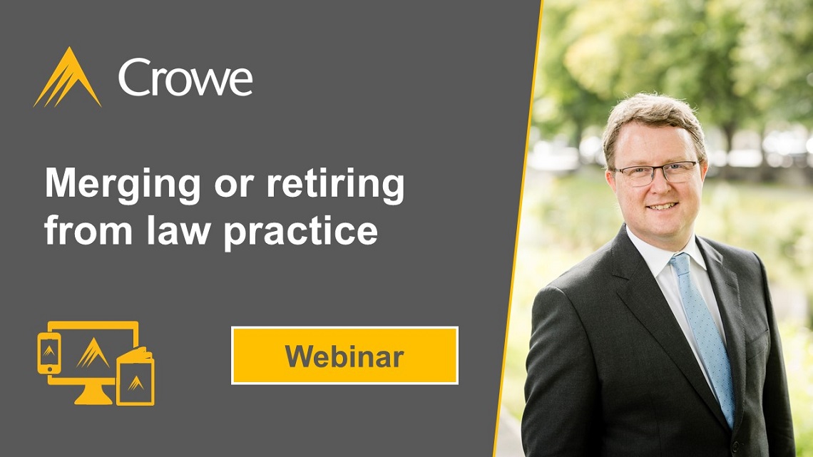 Law Society webinar - Crowe Ireland