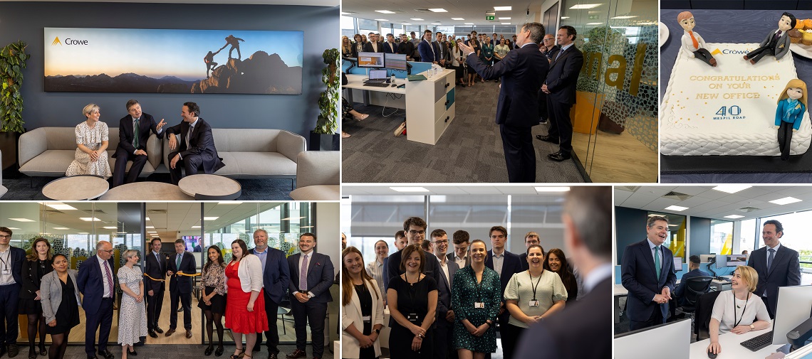 Paschal Donohoe TD officially opens Crowes new Mespil Road location