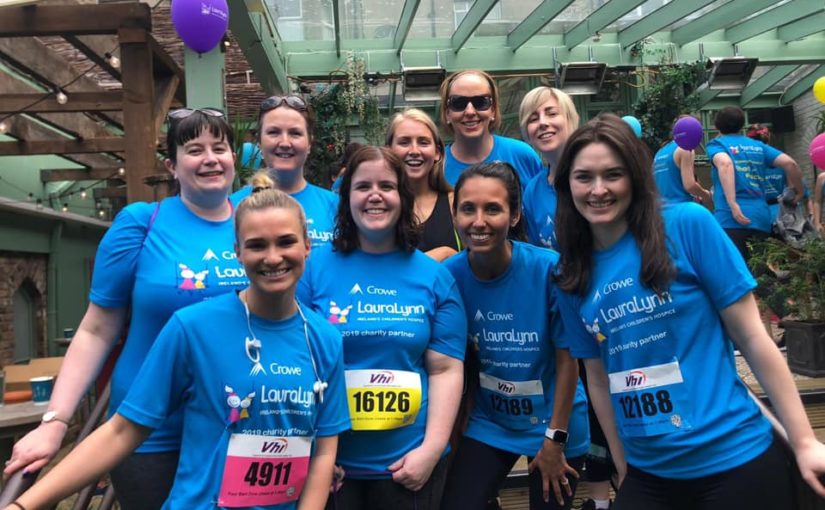 Staff fundraise for LauraLynn - Crowe Ireland