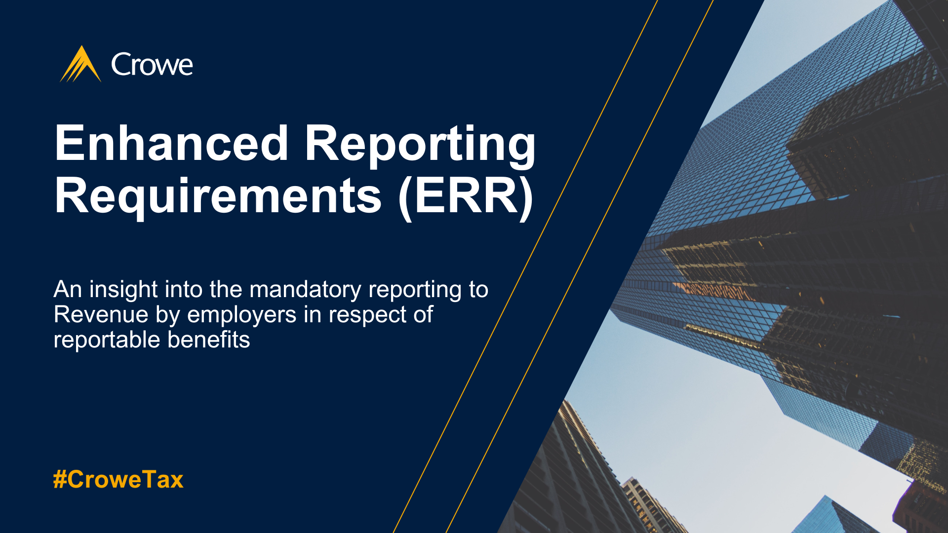 Enhanced Reporting Requirements (ERR)