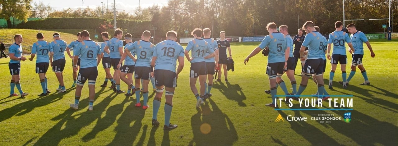 Crowe Ireland sponsoring UCD Rugby