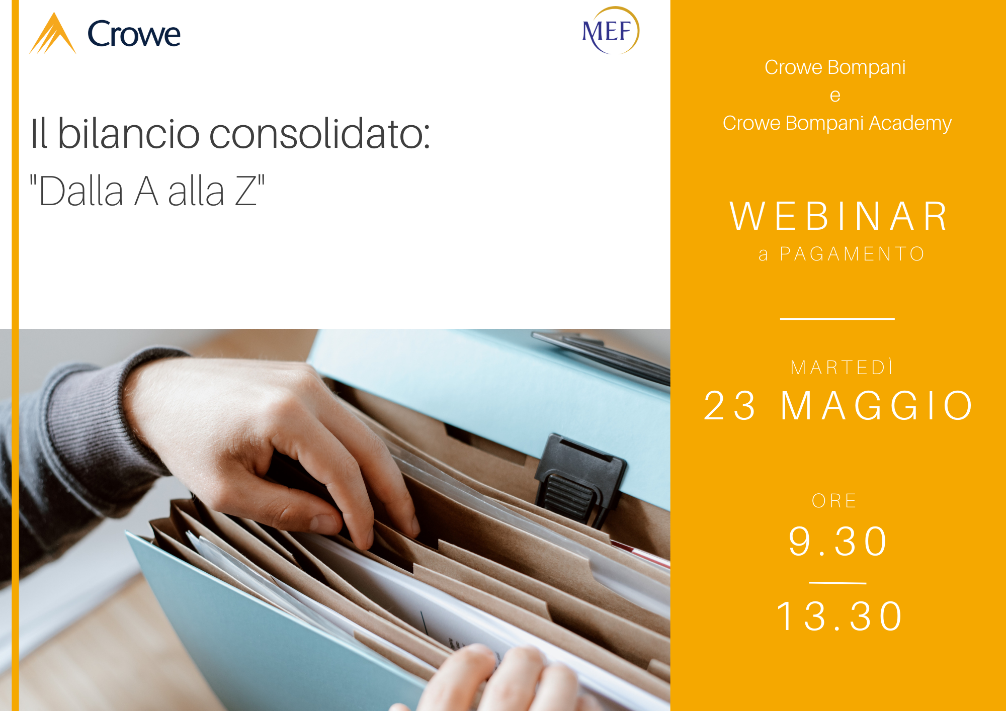 Bilancio consolidato: dalla A alla Z