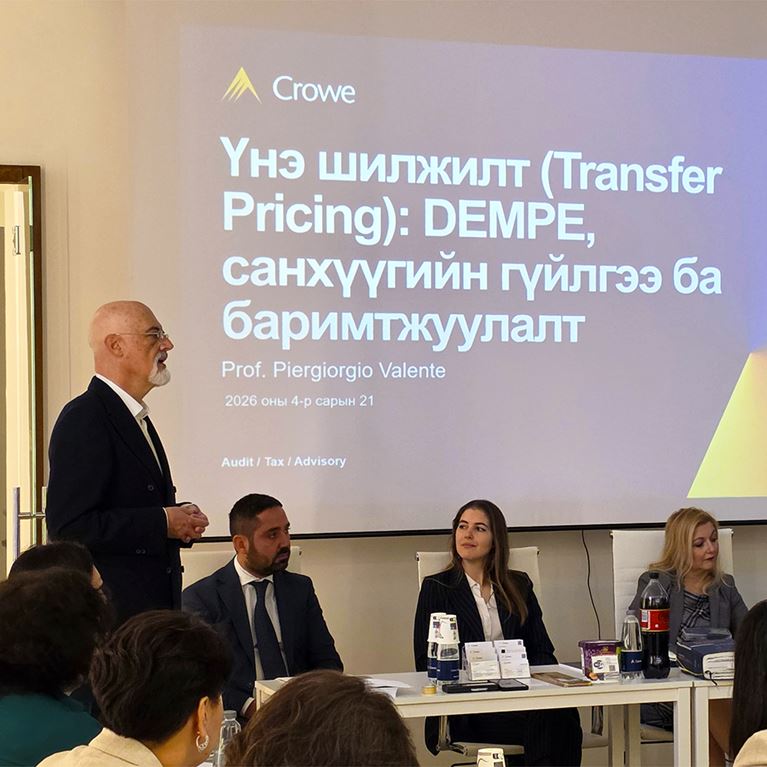 TP Workshop Crowe Valente Share International Expertise with the MACTC