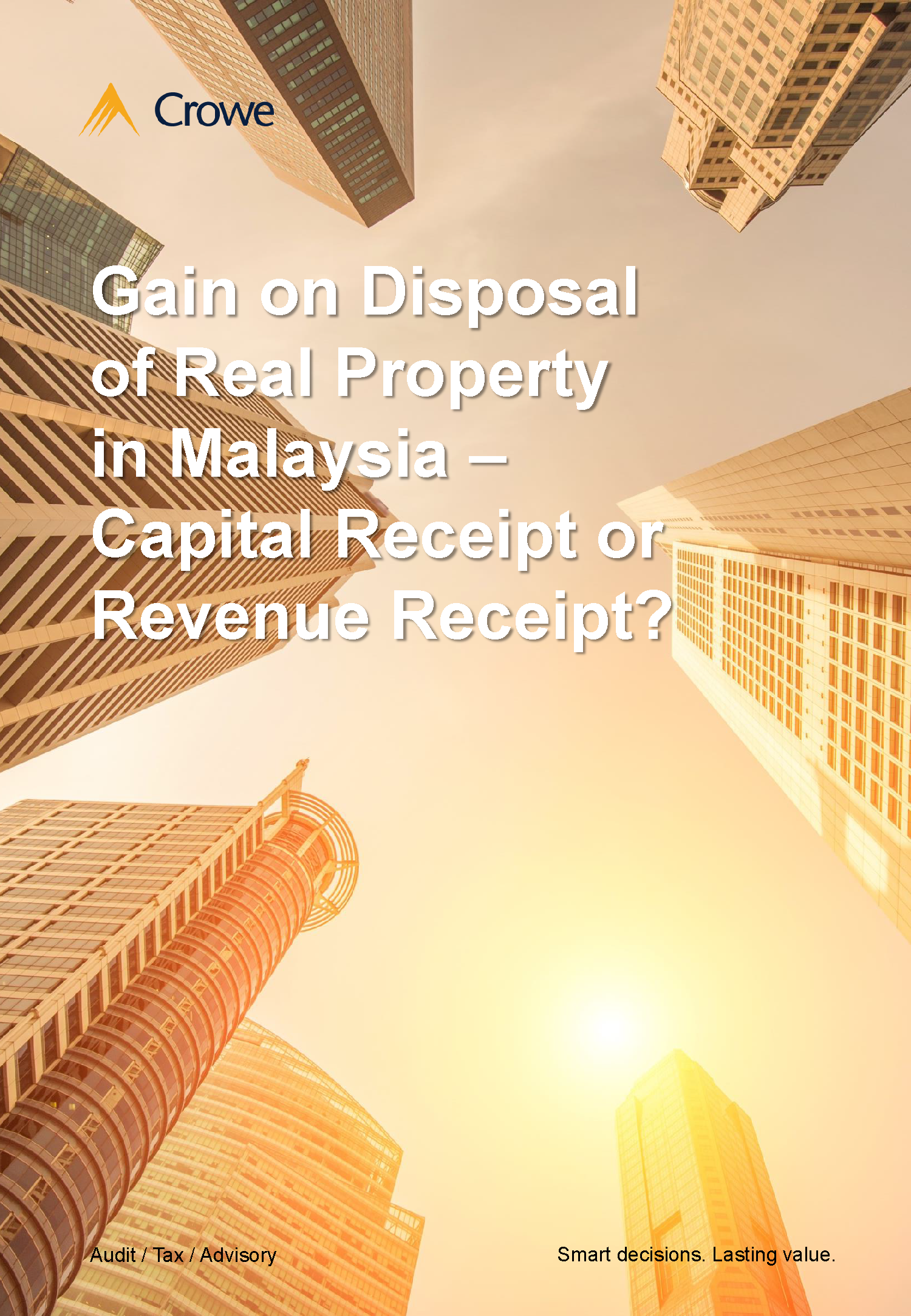 Gain On Disposal Of Real Property In Malaysia Crowe Malaysia Plt
