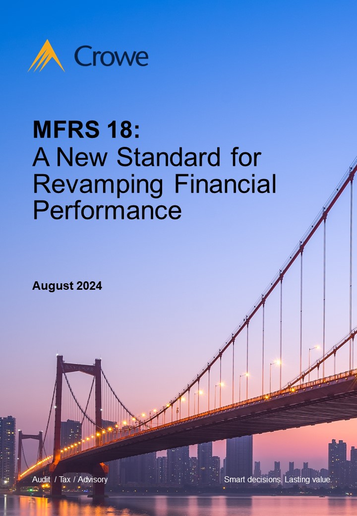 MFRS 18 - A New Standard for Revamping Financial Performance