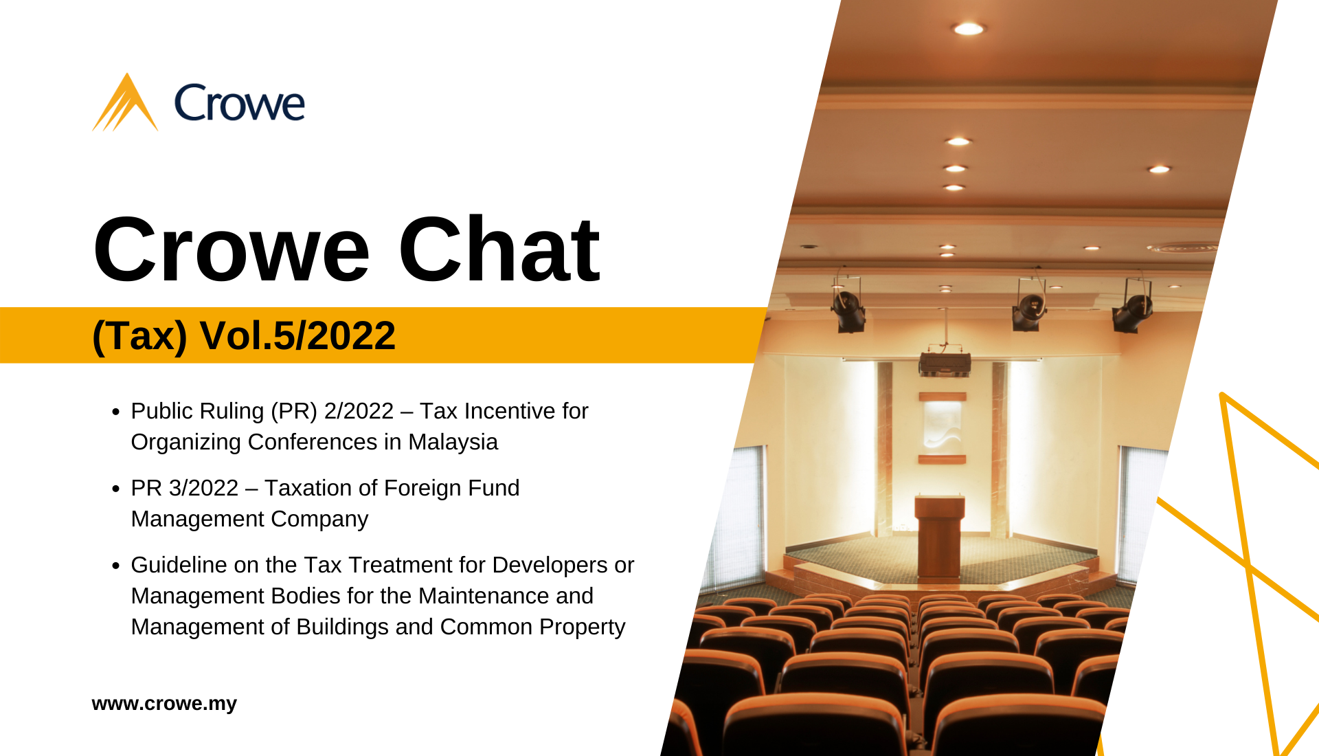 Crowe Chat (Tax) Vol.5/2022 | Crowe Malaysia PLT