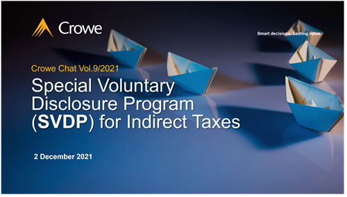 Crowe Chat Vol.9/2021