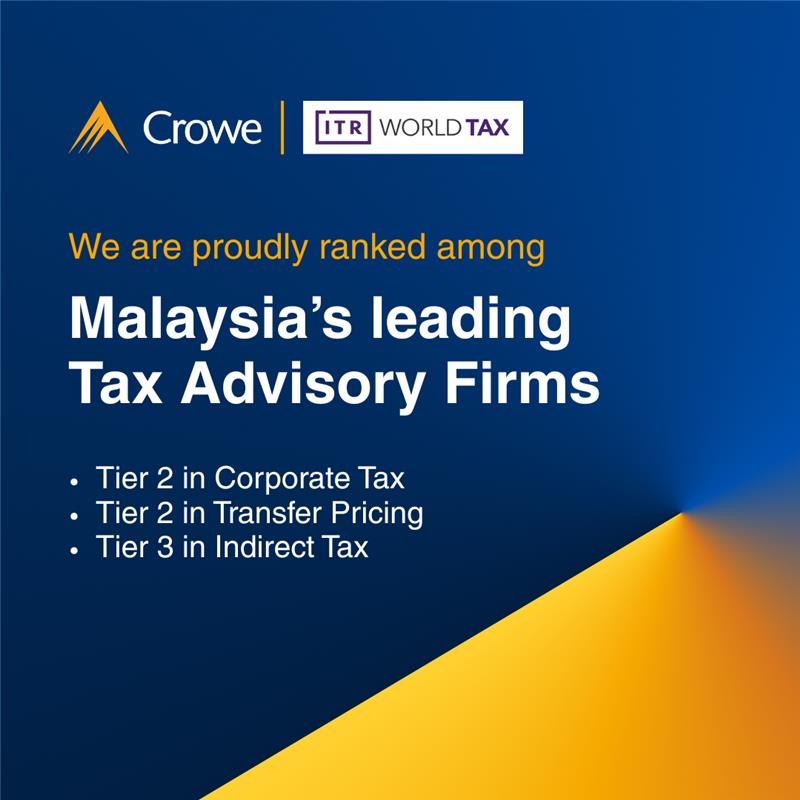 Crowe Earns Continued Recognition in ITR World Tax 2026 Rankings ...