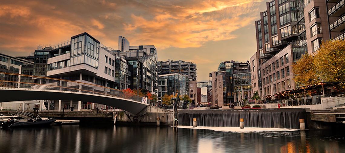 Business area by the sea Business area by the sea