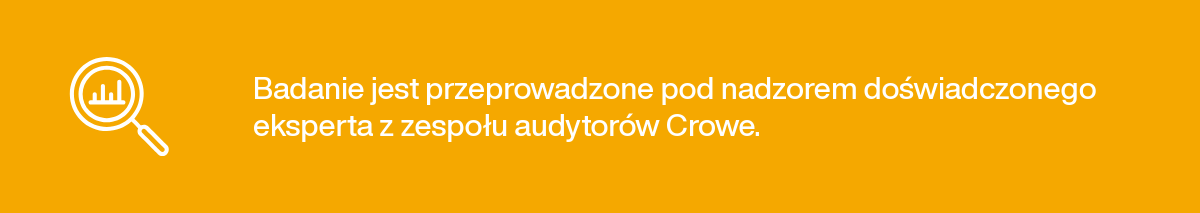 W bieżącą współpracę z naszymi klientami są zaangażowani partnerzy i managerowie z naszego zespołu audytu. 