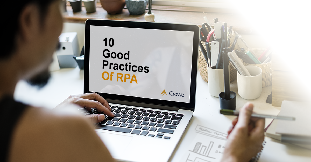 10 good practices of RPA