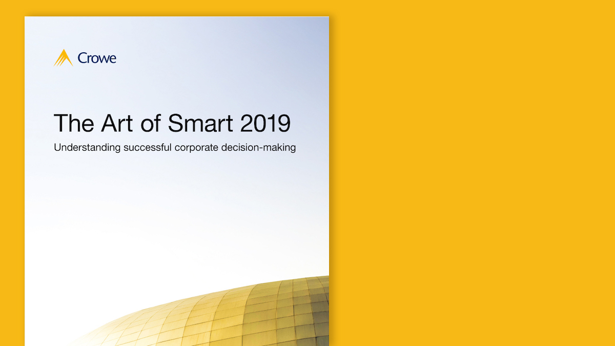 crowe-the-art-of-smart-report-2019