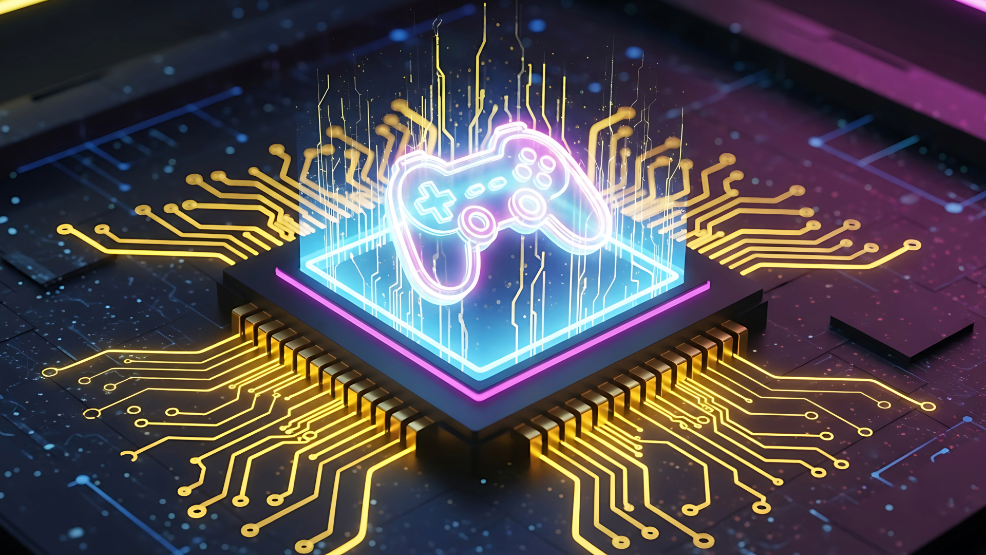 Pad do gry na konsoli na chipie 