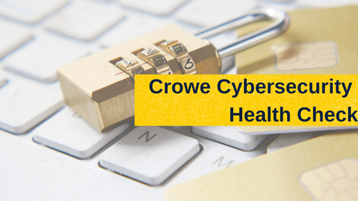 Crowe Cybersecurity Healtch Check