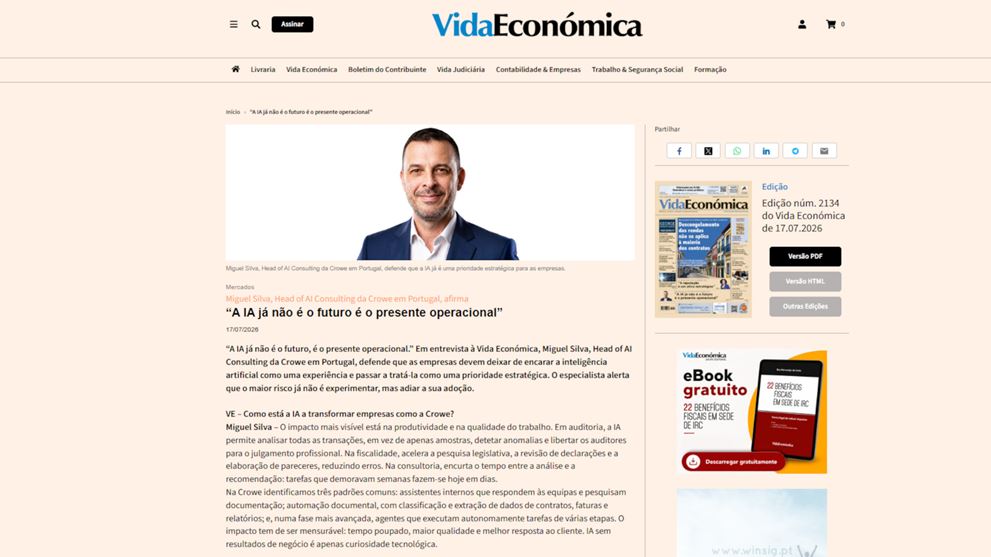 Crowe | Vida Económica