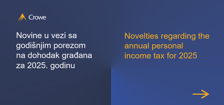 Tax News - Crowe Serbia