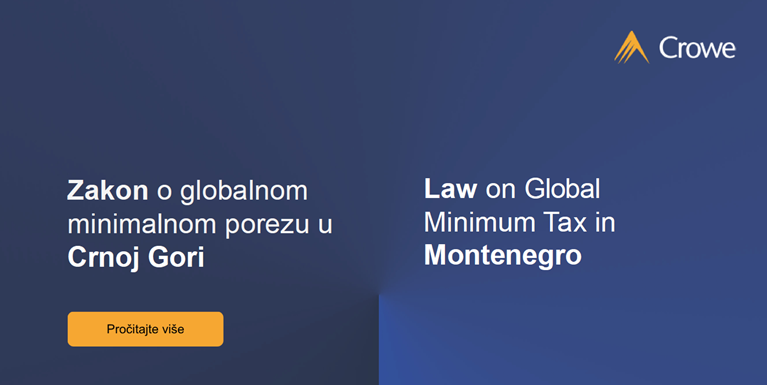 Zakon o globalnom minimalnom porezu u Crnoj Gori