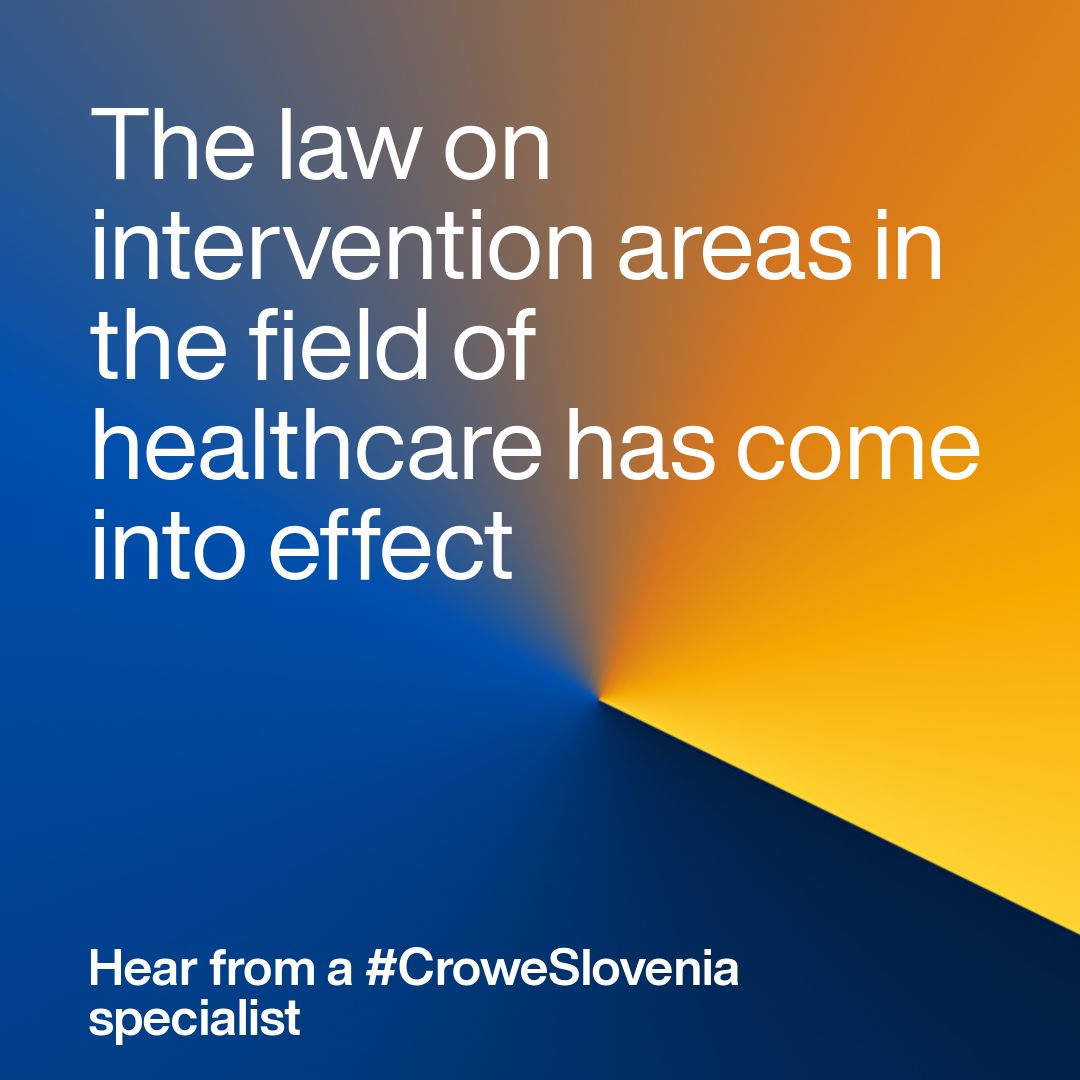 V veljavo je stopil Zakon o interventnih ukrepih na podrocju zdravstva