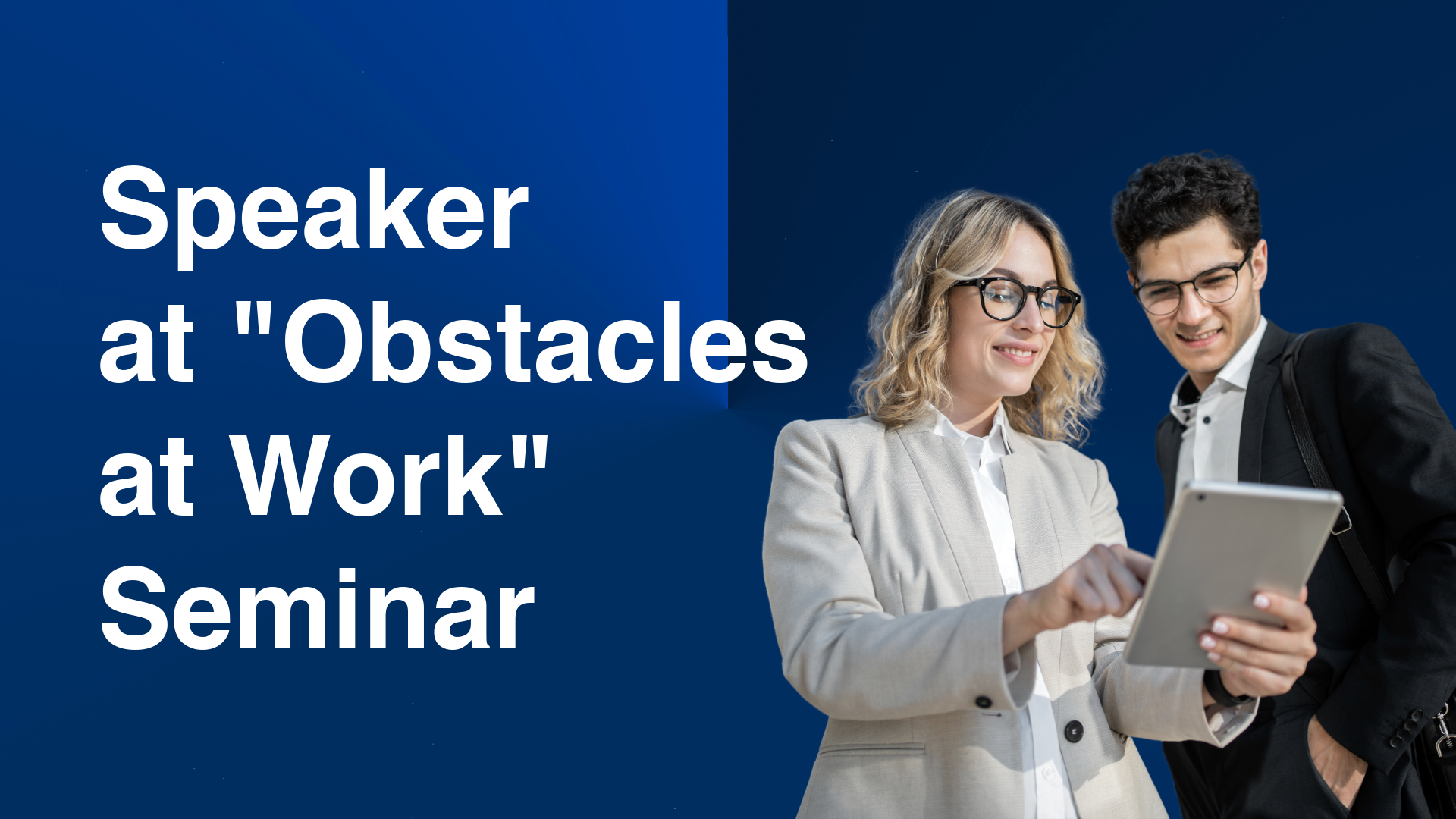 Alena Lipovska to speak at the Seminar “Obstacles at Work” in Slovakia