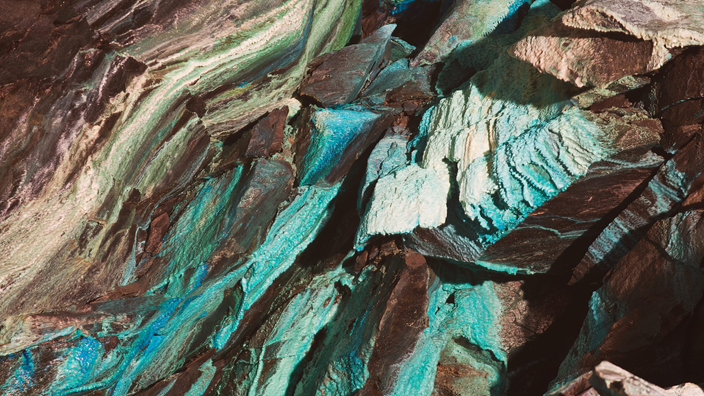close up of rocks