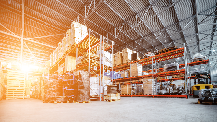 Factory floor storage