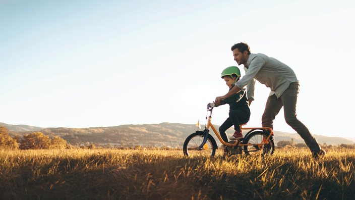 father-and-son-on-a-pushbike