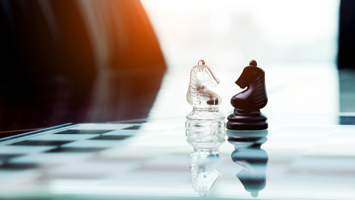 glass chess pieces