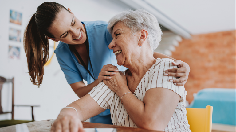 patient and nurse