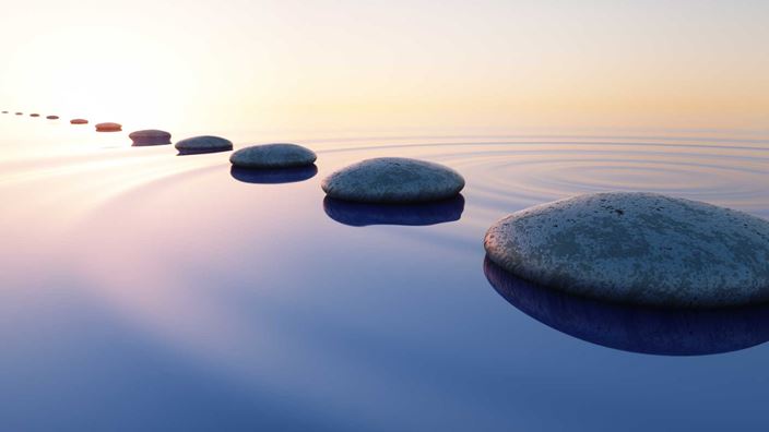 pebbles near shore