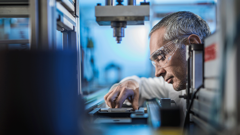 Scientist-looking-at-results