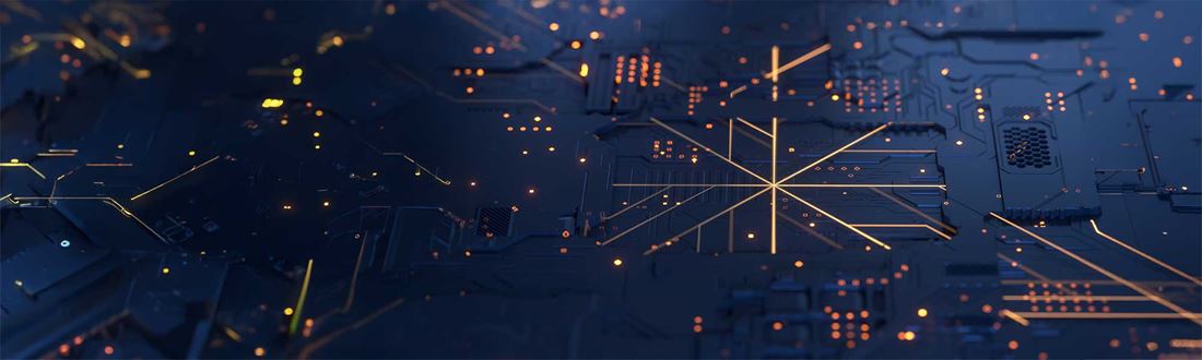 Motherboard blue