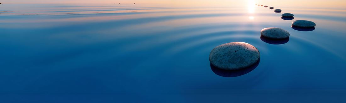 Rocks in the water