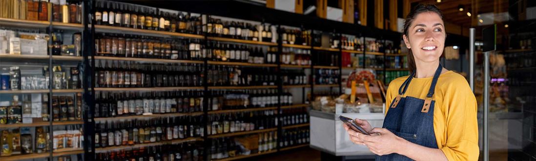 Shop lady assistant