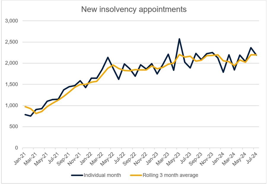 Insolvency stats July 2024
