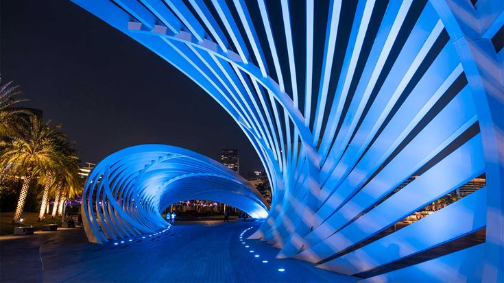 Blue bridge