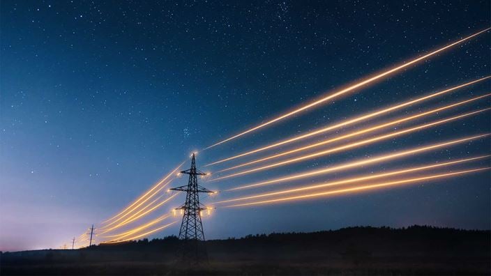 Electricity towers