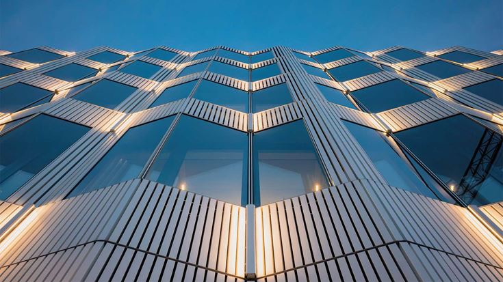 Office building close up