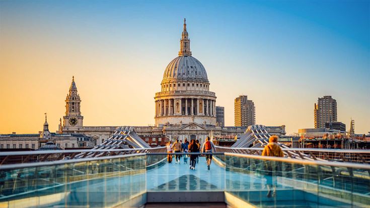 St Paul's Cathedral in London, UK
