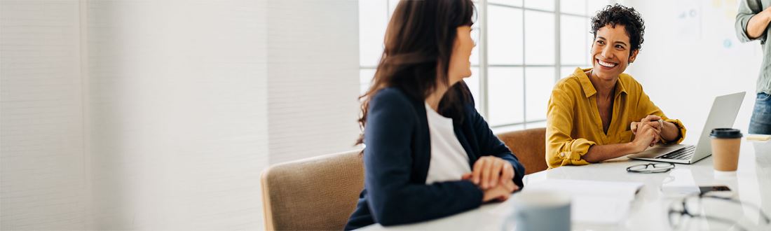 Female professional in a meeting
