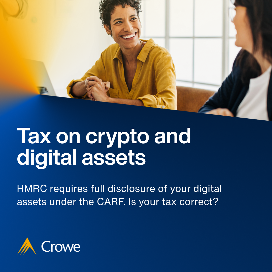Cryptoasset disclosures | Crowe UK