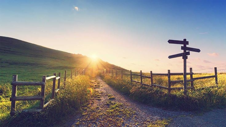 A country path