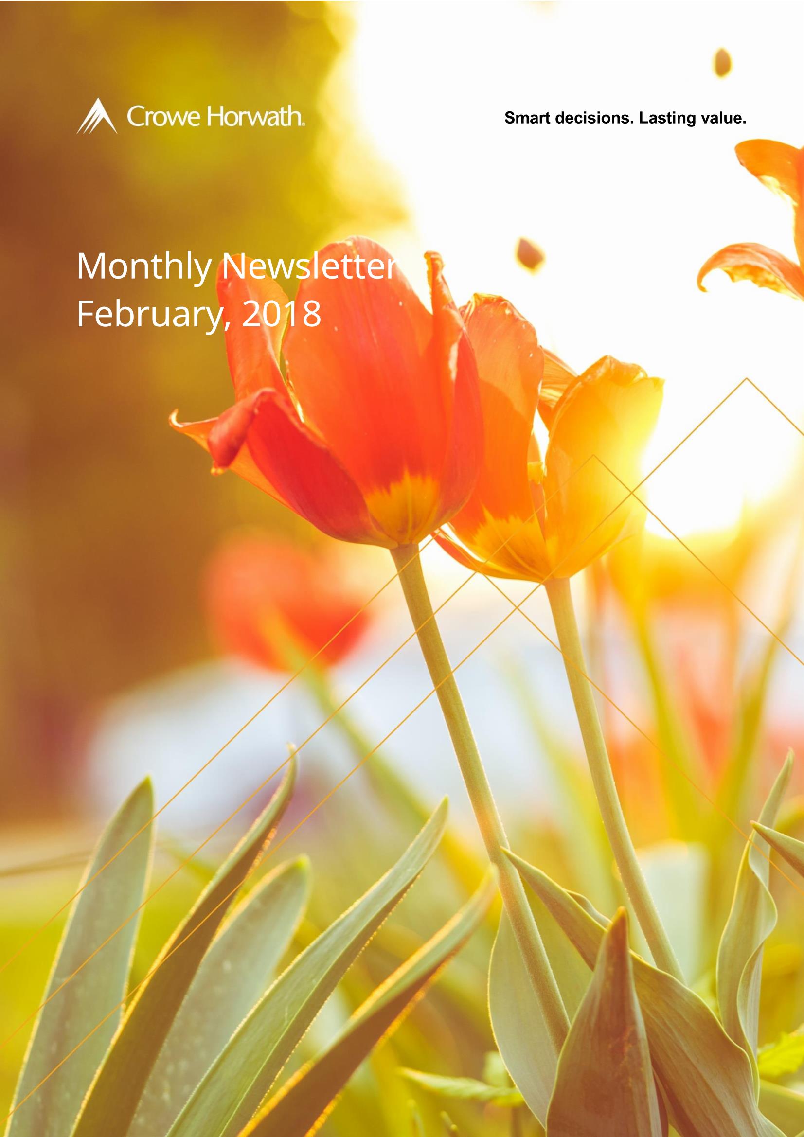 Monthly Newsletter February 2018