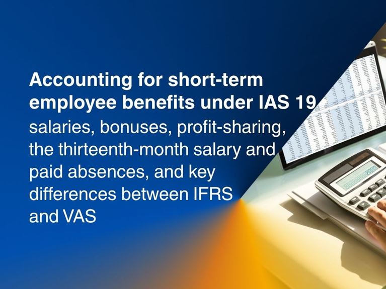 Accounting for short-term employee benefits under IAS 19