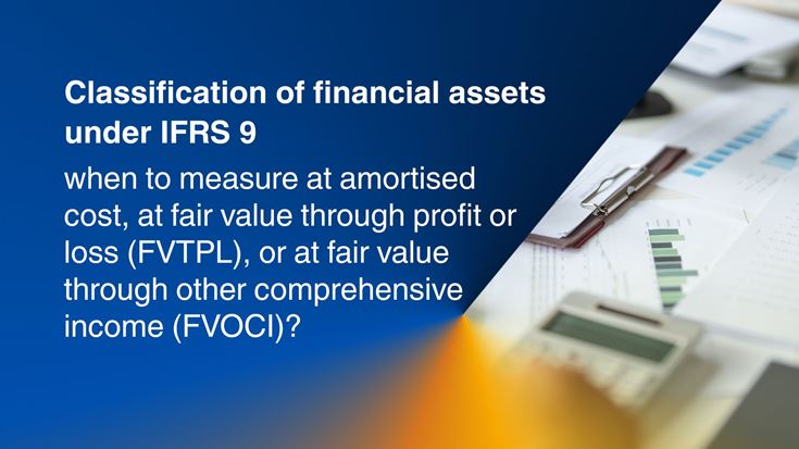 Classification of financial assets under IFRS 9