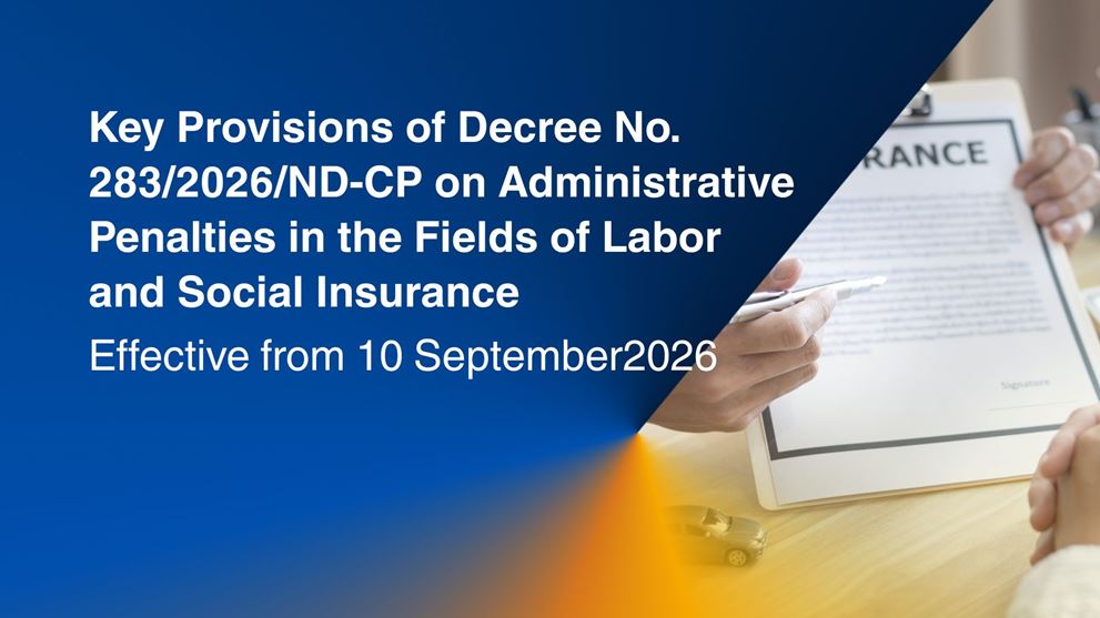 Key Provisions of Decree No. 283/2026/ND-CP