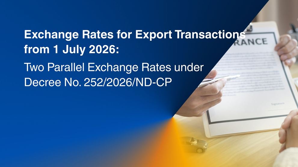 Exchange Rates for Export Transactions from 1 July 2026