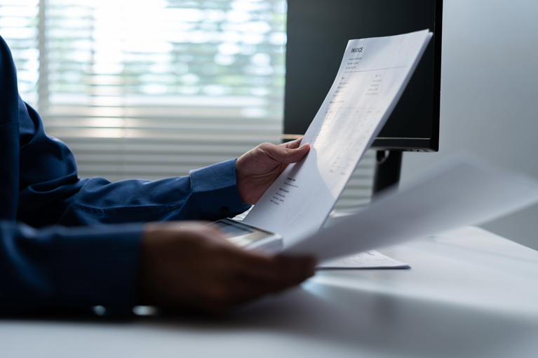 Supplier contract and invoice reviewed before payment